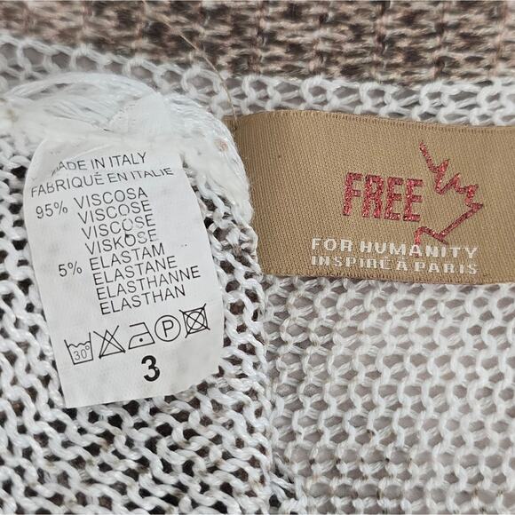 Free For Humanity Sweater Made in Italy XL - Picture 5 of 6